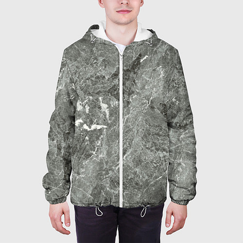 Мужская куртка Grey / 3D-Белый – фото 3