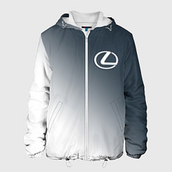 Куртка с капюшоном мужская LEXUS ЛЕКСУС, цвет: 3D-белый