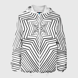 Куртка с капюшоном мужская Bring me the horizon white, цвет: 3D-белый