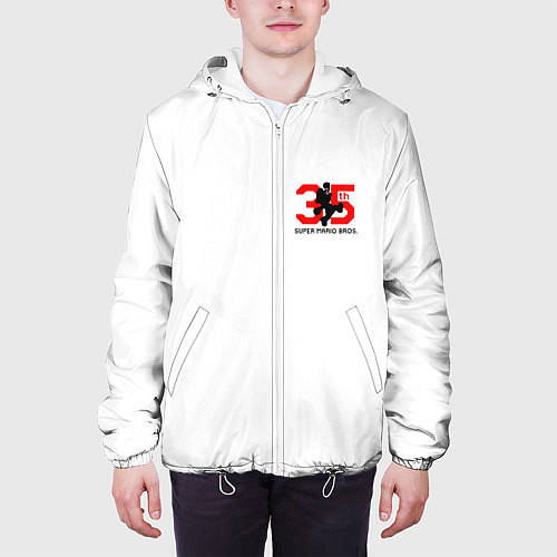 Мужская куртка Mario / 3D-Белый – фото 3