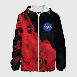 Куртка с капюшоном мужская NASA НАСА, цвет: 3D-белый