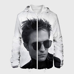 Куртка с капюшоном мужская ROBERT PATTINSON, цвет: 3D-белый