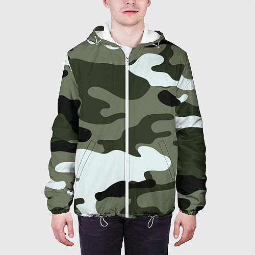 Мужская куртка Camouflage 2 / 3D-Белый – фото 3