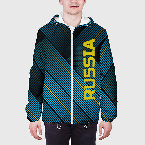 Мужская куртка RUSSIA / 3D-Белый – фото 3