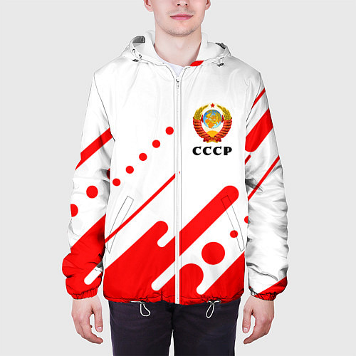 Мужская куртка СССР USSR / 3D-Белый – фото 3