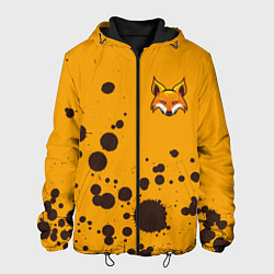 Куртка с капюшоном мужская FOX, цвет: 3D-черный