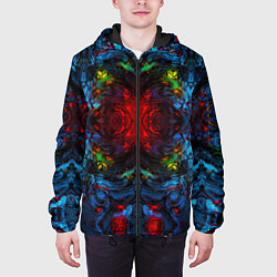 Куртка с капюшоном мужская Страшно красиво, цвет: 3D-черный — фото 2