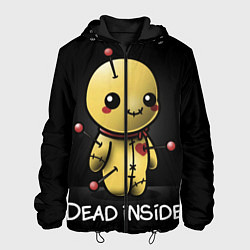 Куртка с капюшоном мужская DEAD INSIDE, цвет: 3D-черный
