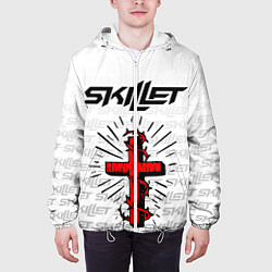 Куртка с капюшоном мужская SKILLET, цвет: 3D-белый — фото 2