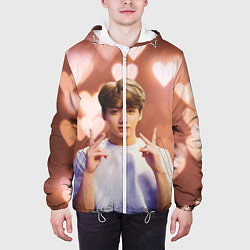 Куртка с капюшоном мужская JUNGKOOK BTS, цвет: 3D-белый — фото 2