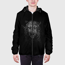 Куртка с капюшоном мужская Ягуар, цвет: 3D-черный — фото 2