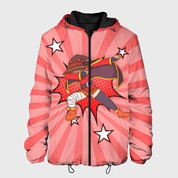 Куртка с капюшоном мужская Megumin Dabbing, цвет: 3D-черный