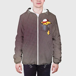 Куртка с капюшоном мужская Покемон, цвет: 3D-белый — фото 2