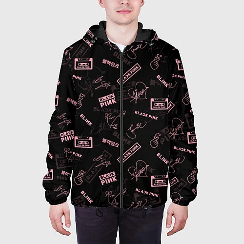 Мужская куртка BLACKPINK / 3D-Черный – фото 3