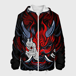 Куртка с капюшоном мужская SAMURAI LVL UP, цвет: 3D-белый