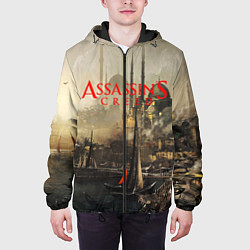 Куртка с капюшоном мужская Assassin’s Creed, цвет: 3D-черный — фото 2