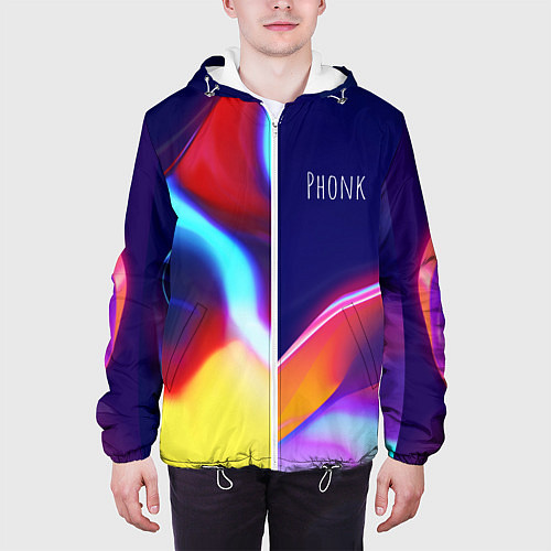 Мужская куртка Phonk Neon / 3D-Белый – фото 3