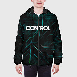 Куртка с капюшоном мужская CONTROL КОНТРОЛ, цвет: 3D-черный — фото 2