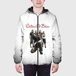 Куртка с капюшоном мужская Children of Bodom, цвет: 3D-черный — фото 2