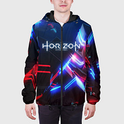 Куртка с капюшоном мужская HORIZON ZERO DAWN, цвет: 3D-черный — фото 2