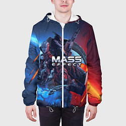 Куртка с капюшоном мужская Mass EFFECT Legendary ed, цвет: 3D-белый — фото 2