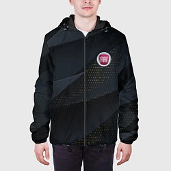Куртка с капюшоном мужская FIAT ФИАТ S, цвет: 3D-черный — фото 2