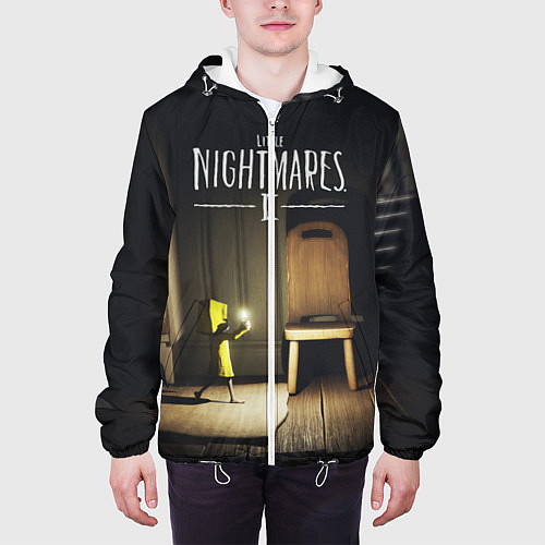Мужская куртка Little Nightmares 2 / 3D-Белый – фото 3