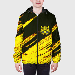 Куртка с капюшоном мужская Bumblebee, цвет: 3D-черный — фото 2