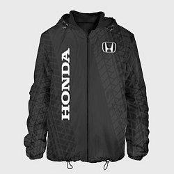 Куртка с капюшоном мужская Honda, цвет: 3D-черный