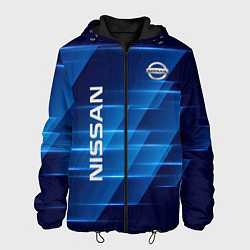 Куртка с капюшоном мужская Nissan, цвет: 3D-черный
