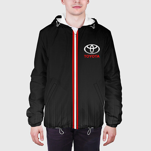 Мужская куртка TOYOTA PASSION FOR LIFE / 3D-Белый – фото 3