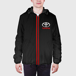 Куртка с капюшоном мужская TOYOTA PASSION FOR LIFE, цвет: 3D-черный — фото 2