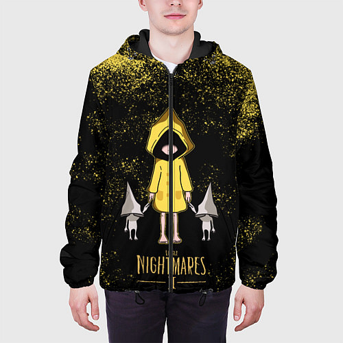 Мужская куртка Little Nightmares / 3D-Черный – фото 3
