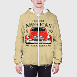 Куртка с капюшоном мужская AMERICAN CAR, цвет: 3D-белый — фото 2