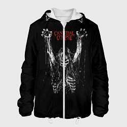 Куртка с капюшоном мужская Cannibal Corpse, цвет: 3D-белый