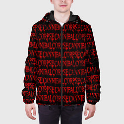 Куртка с капюшоном мужская Cannibal Corpse, цвет: 3D-черный — фото 2