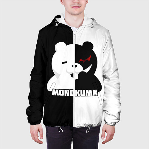 Мужская куртка MONOKUMA МОНОКУМА BEAR / 3D-Белый – фото 3