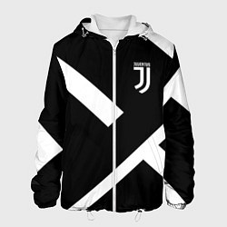 Куртка с капюшоном мужская JUVENTUS ЮВЕНТУС, цвет: 3D-белый