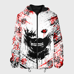 Куртка с капюшоном мужская ТОКИЙСКИЙ ГУЛЬ КЕН КАНЕКИ, цвет: 3D-черный