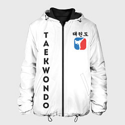 Куртка с капюшоном мужская Тхэквондо Taekwondo, цвет: 3D-черный