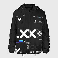 Куртка с капюшоном мужская Desert Eagle: Printstream Graphite, цвет: 3D-черный