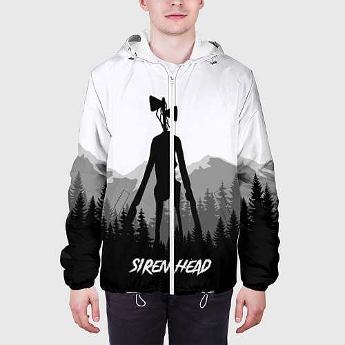 Мужская куртка SIREN HEAD DARK FOREST / 3D-Белый – фото 3