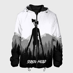 Куртка с капюшоном мужская SIREN HEAD DARK FOREST, цвет: 3D-черный