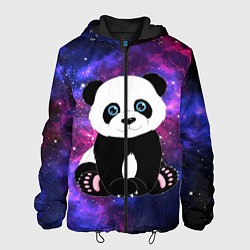 Куртка с капюшоном мужская Space Panda, цвет: 3D-черный