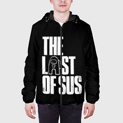 Куртка с капюшоном мужская Among Us The Last Of Us, цвет: 3D-черный — фото 2