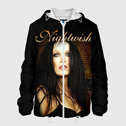 Куртка с капюшоном мужская Nightwish, цвет: 3D-белый