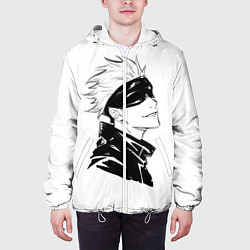 Куртка с капюшоном мужская Smile Jujutsu kai, цвет: 3D-белый — фото 2