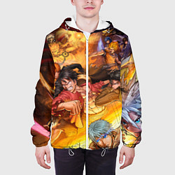 Куртка с капюшоном мужская Anime Art, цвет: 3D-белый — фото 2