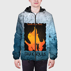 Куртка с капюшоном мужская DARK SOULS СТОРОНА ДУШИ, цвет: 3D-черный — фото 2