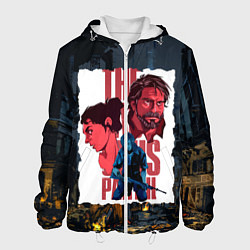 Куртка с капюшоном мужская The Last of Us Joel&Ellie, цвет: 3D-белый